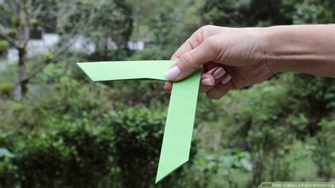 how to make a boomerang out of paper|More.